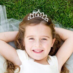 3/$30 Flower Girl Bridesmaid Bridal Princess Tiara Comb